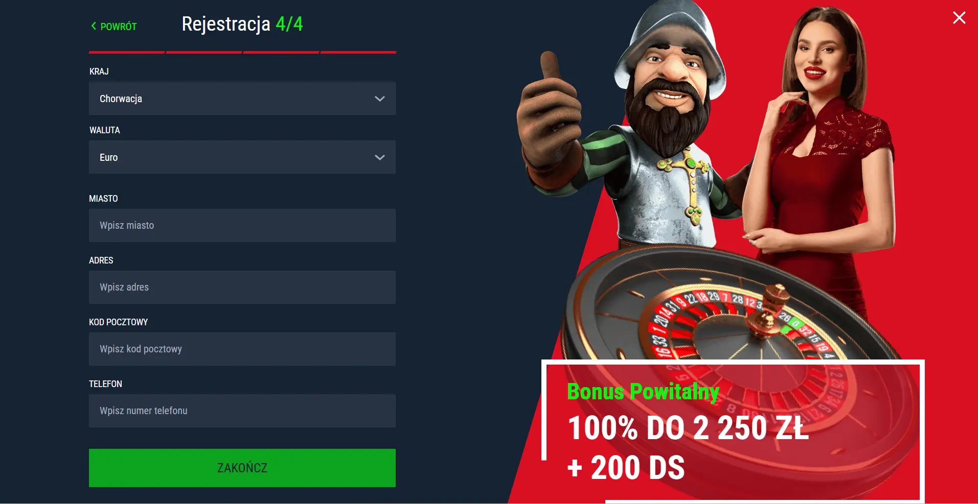 Casinado casino online